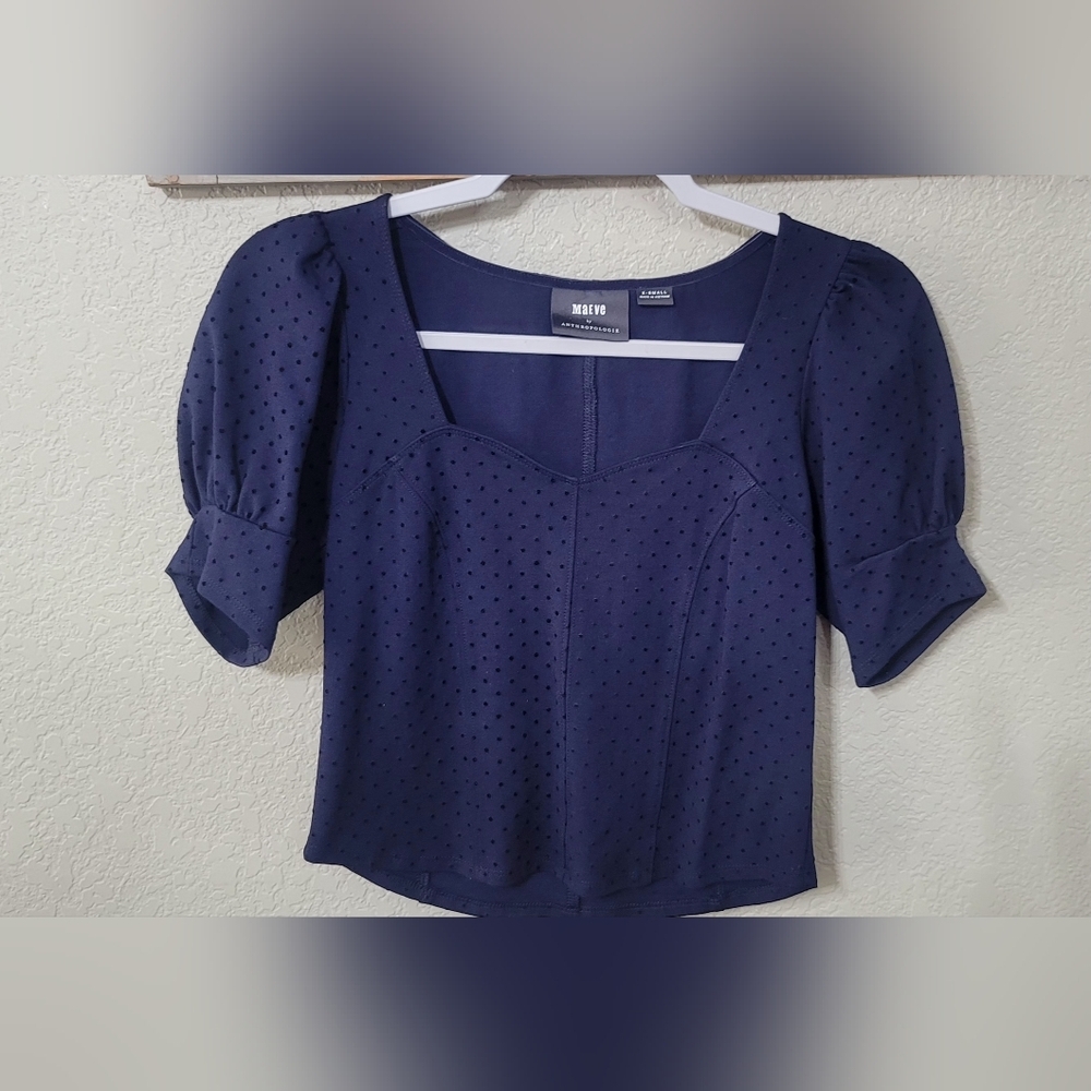 Maeve By Anthropologie Sevigny Top Size Xs NWOT - Picture 4 of 9
